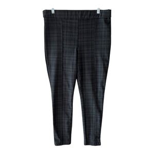 Da-sh Buffalo Black Plaid Pull On Pants Size L Women NWOT